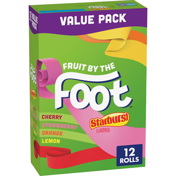 Fruit by the Foot Fruit Flavored Snacks, Starburst, Variety Pack, 12 ct