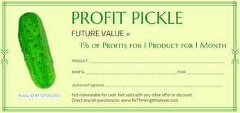 Profit Pickles from Bucket 7 (@MessageWhatever), Summer 2024