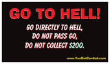 "Go To Hell" Card
