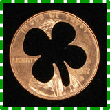 4-Leaf-Clover LUCKY Penny! ("Whatever Pennies" from PennyWhatever.com)