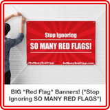 SoManyRedFlags.com: Symbolic Red Flag Reminders & Warnings (in so many sizes!)