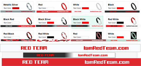 RED TEAM / IamRedTeam.com  --  Wristbands