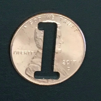 Penny NUMBERS (Whatever Pennies: 1,2,3,4,5,6,7,8,9,0)